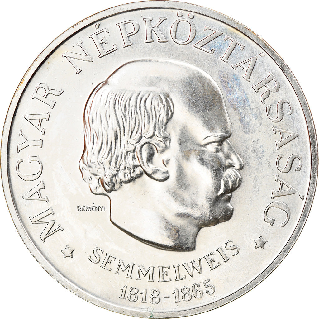 Coin, Hungary, 100 Forint, Szaz, 1968, MS(60-62), Silver, KM:584