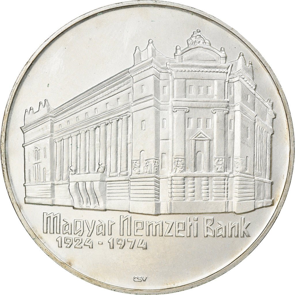 Coin, Hungary, 50 Forint, Otven, 1974, AU(55-58), Silver, KM:601
