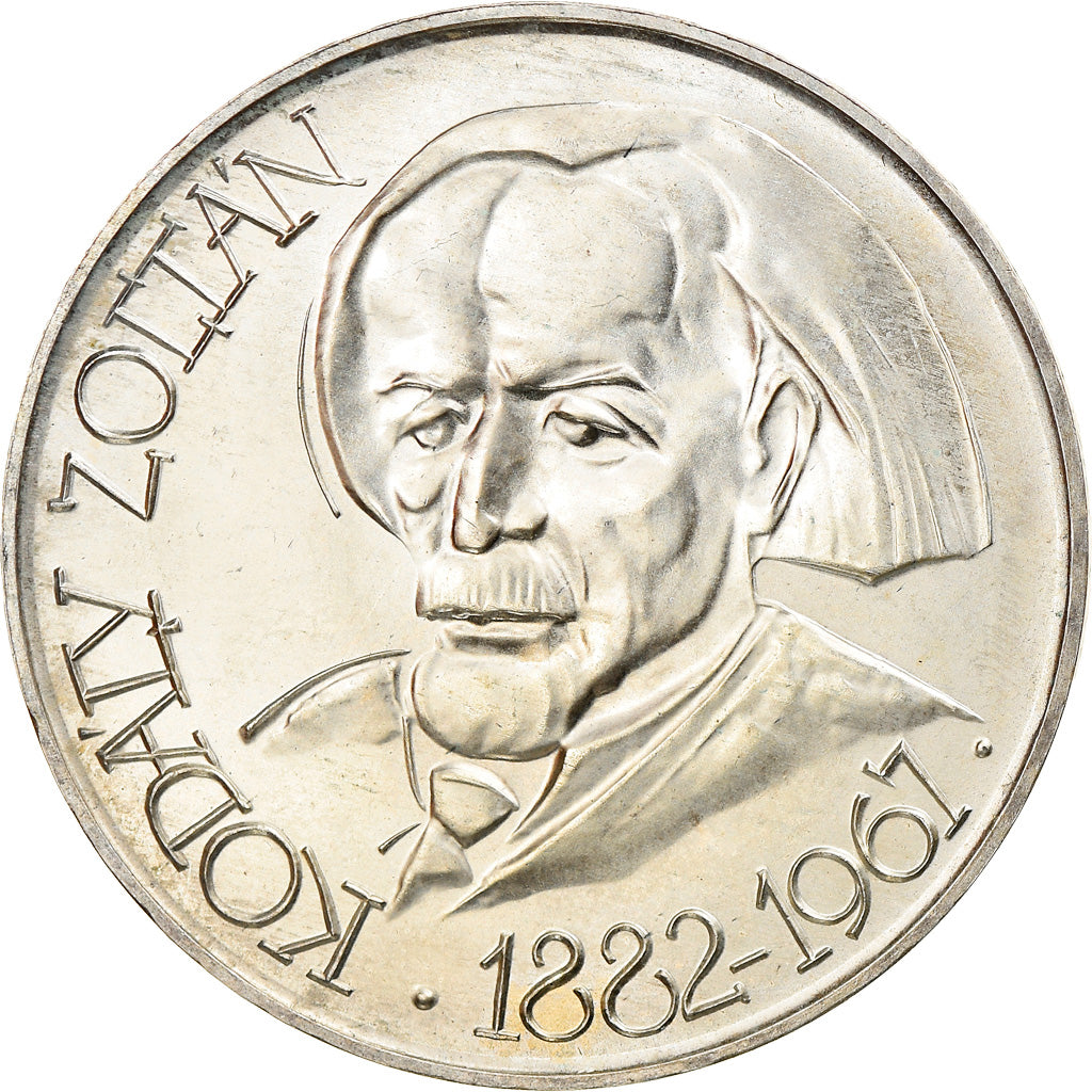 Coin, Hungary, 25 Forint, Huszonot, 1967, AU(55-58), Silver, KM:577