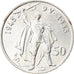 Coin, Czechoslovakia, 50 Korun, 1955, AU(50-53), Silver, KM:44