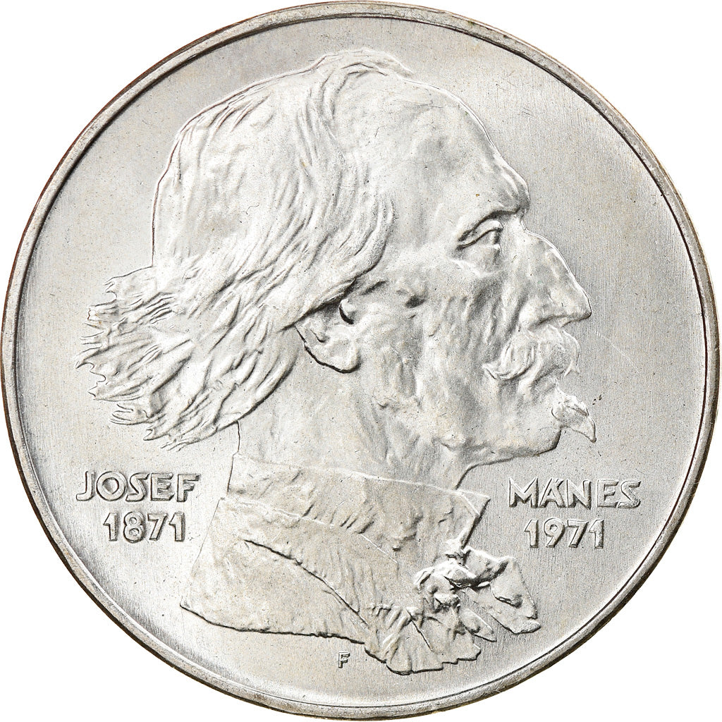 Coin, Czechoslovakia, 100 Korun, 1971, AU(50-53), Silver, KM:73