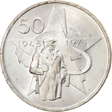 Coin, Czechoslovakia, 50 Korun, 1973, AU(50-53), Silver, KM:78