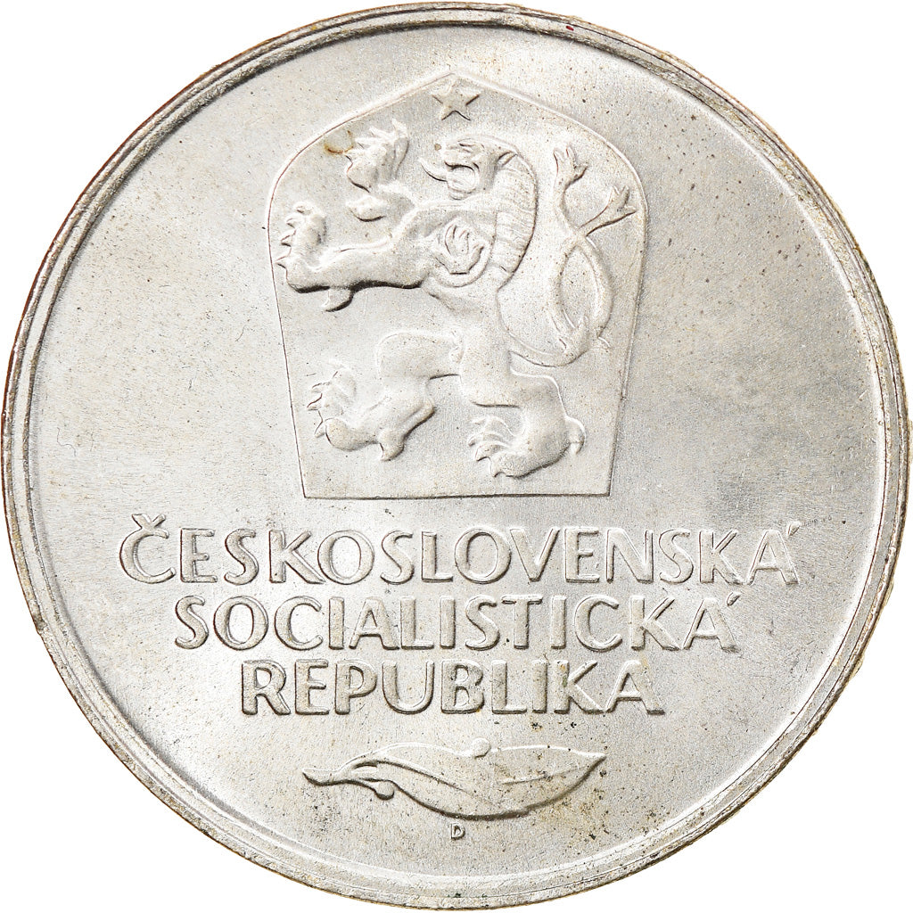 Coin, Czechoslovakia, 50 Korun, 1973, AU(50-53), Silver, KM:78