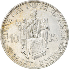 Coin, Slovakia, 10 Korun, 1944, AU(50-53), Silver, KM:9.2