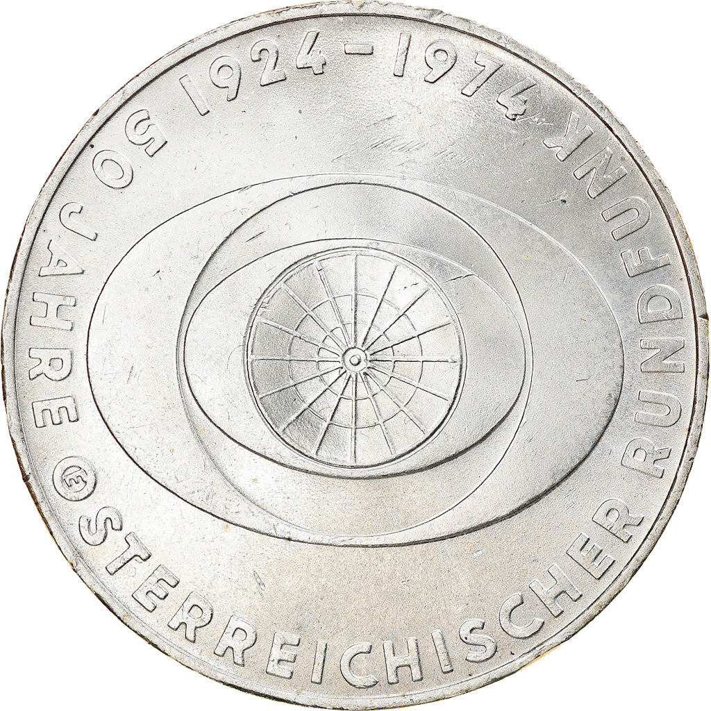 Coin, Austria, 50 Schilling, 1974, AU(55-58), Silver, KM:2922
