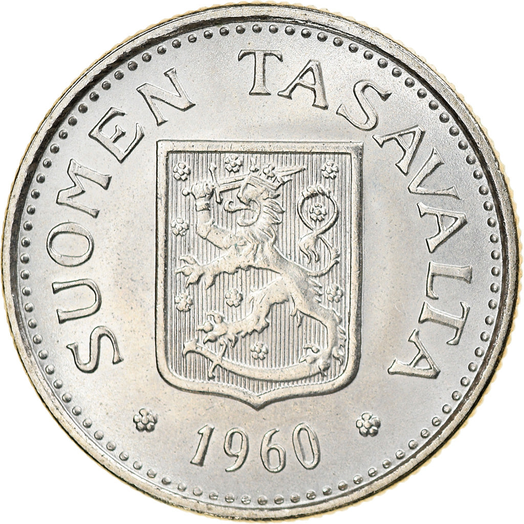 Coin, Finland, 100 Markkaa, 1960, AU(50-53), Silver, KM:41