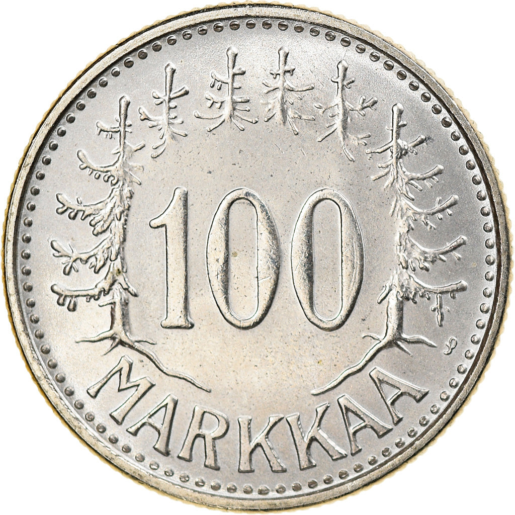 Coin, Finland, 100 Markkaa, 1960, AU(50-53), Silver, KM:41