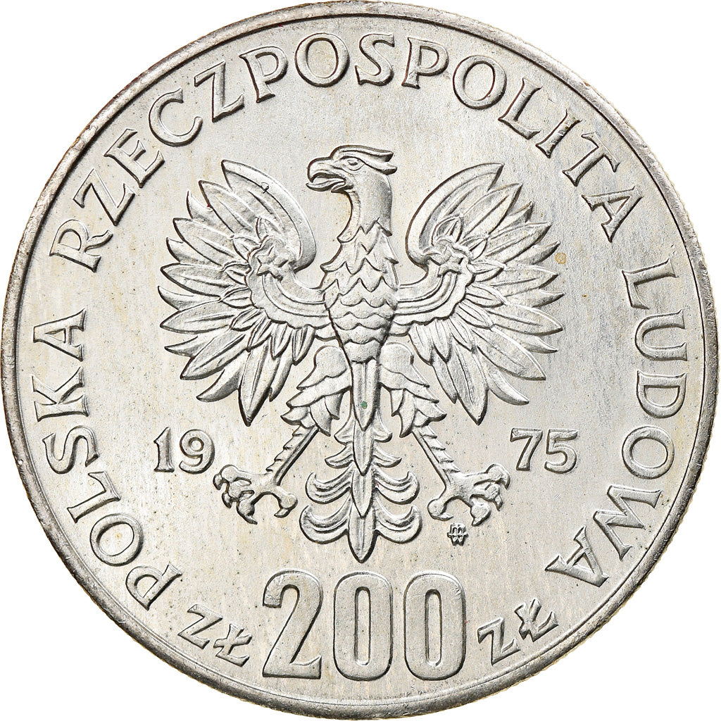 Monnaie, Pologne, 200 Zlotych, 1975, Warsaw, SUP+, Argent, KM:79