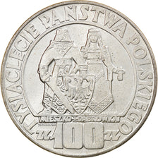 Münze, Polen, 100 Zlotych, 1966, Warsaw, VZ, Silber, KM:57