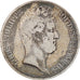 Moneda, Francia, Louis-Philippe, 5 Francs, 1830, Lille, BC+, Plata, KM:737.4