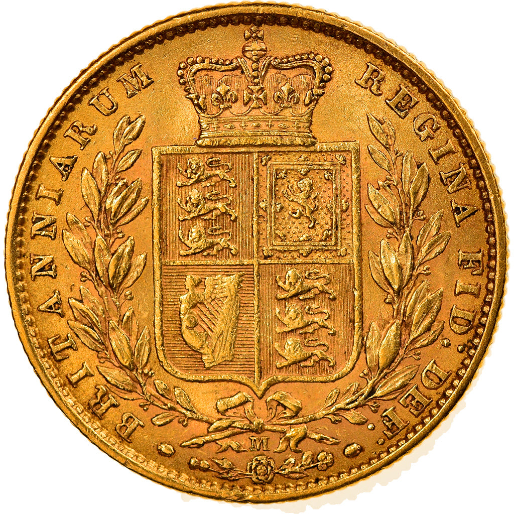 Coin, Australia, Victoria, Sovereign, 1874, Melbourne, AU(50-53), Gold, KM:6