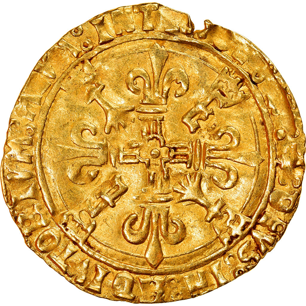Monnaie, France, François Ier, Écu d'or au soleil de Bretagne, Rennes, TTB