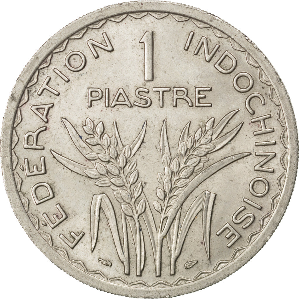Münze, Französisch Indochina, Piastre, 1947, SS+, Copper-nickel, KM:32.2