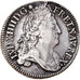 Moneda, Francia, Louis XIV, Écu aux 8 L 2e type, tête laurée, Ecu, 1708