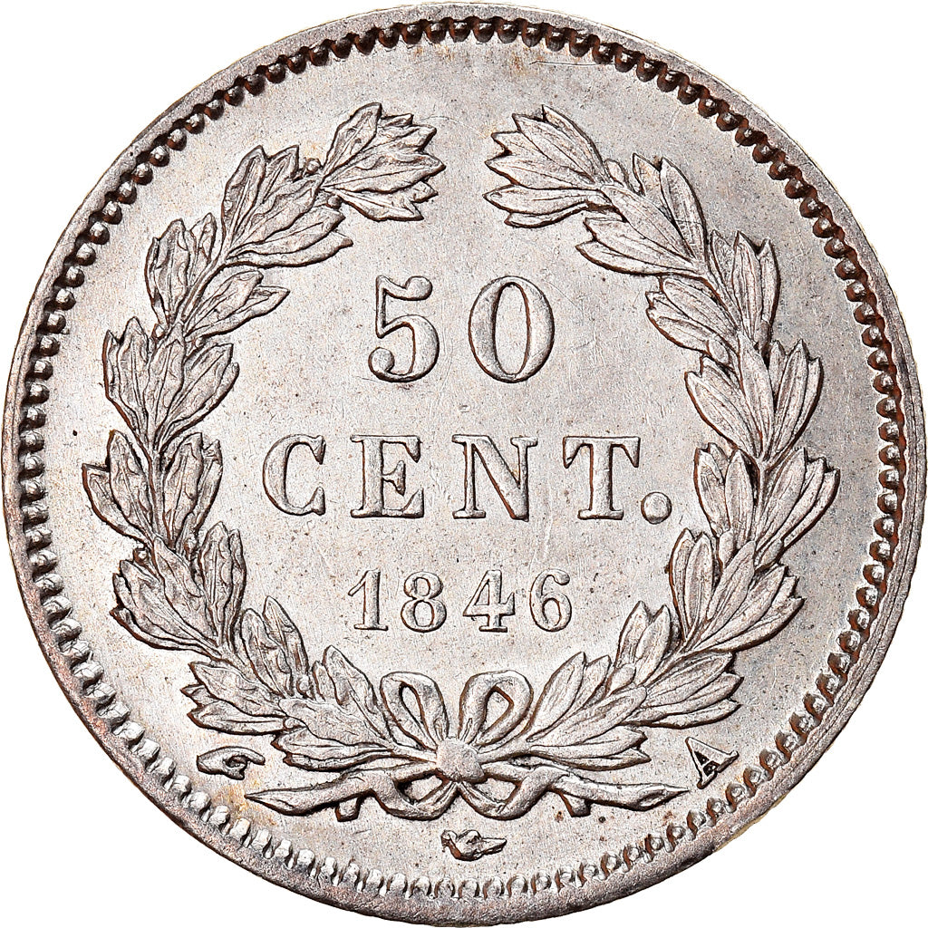 Coin, France, Louis-Philippe, 50 Centimes, 1846, Paris, AU(55-58), Silver