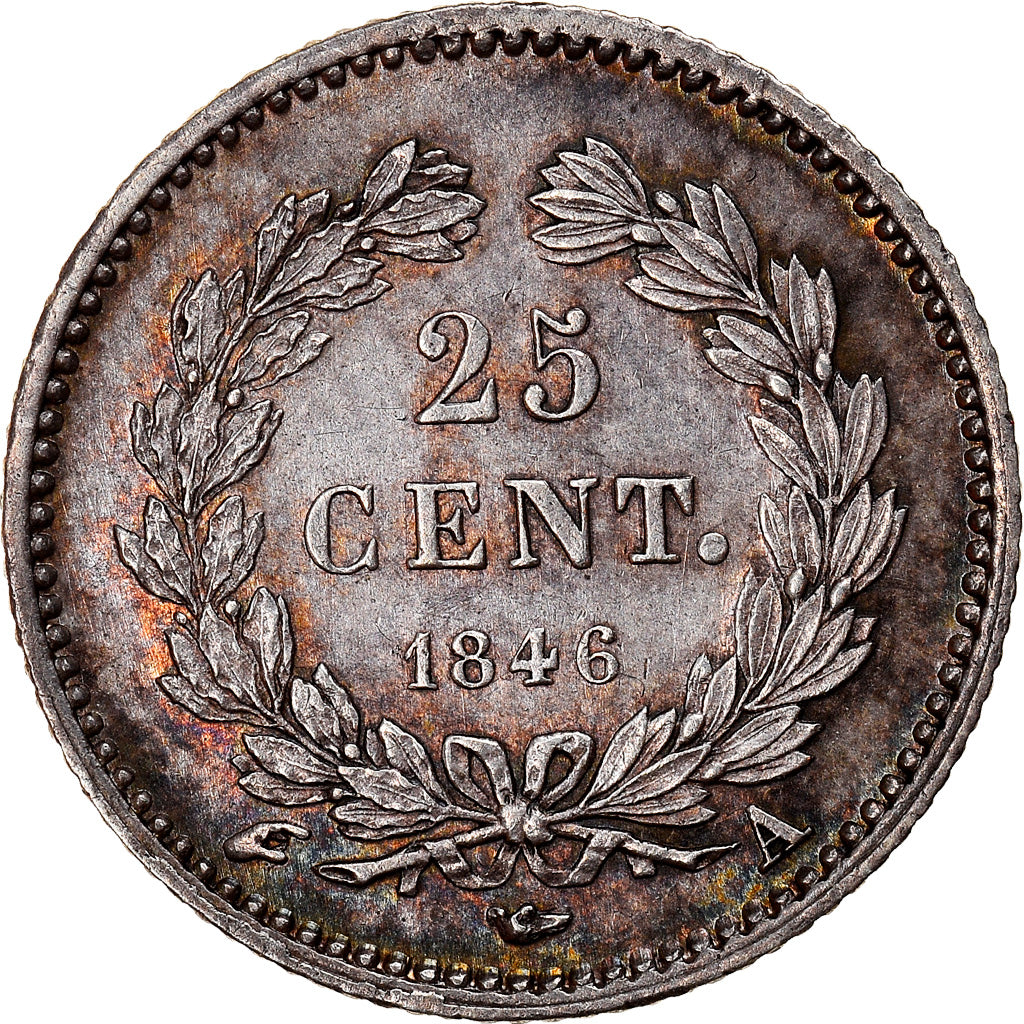 Coin, France, Louis-Philippe, 25 Centimes, 1846, Paris, AU(55-58), Silver