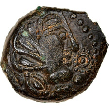 Coin, Senones, Bronze YLLYCCI à l'oiseau, classe Vb, AU(50-53), Bronze