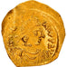 Moeda, Maurice Tiberius, Tremissis, Constantinople, AU(55-58), Dourado, Sear:488