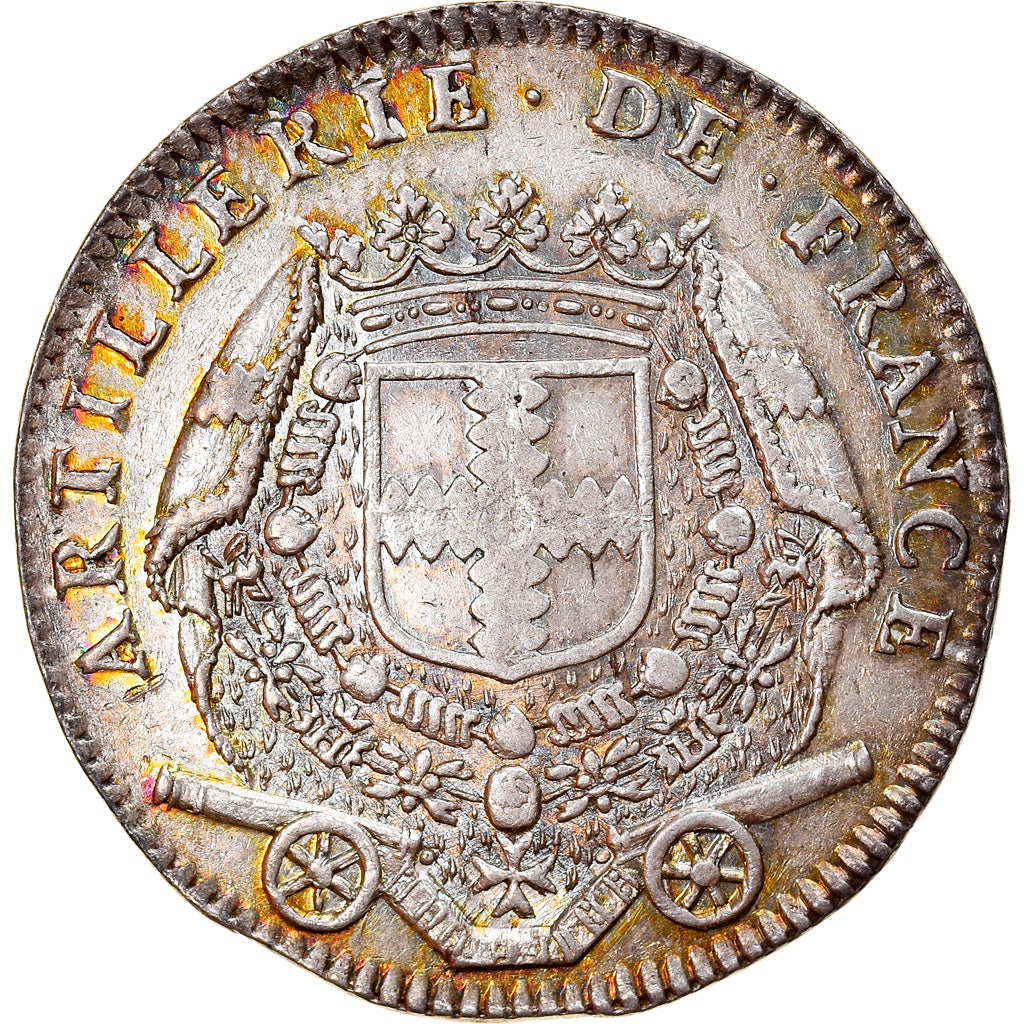 Frankreich, Token, Artillerie, 1683, SS+, Silber, Feuardent:983