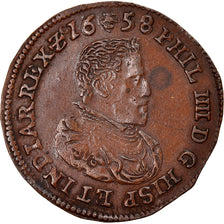 Spanische Niederlande, Token, Philip IV, Anvers, 1658, VZ, Kupfer