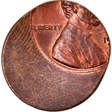 Munten, Verenigde Staten, Cent, Uncertain date, Uncertain Mint, Off centered