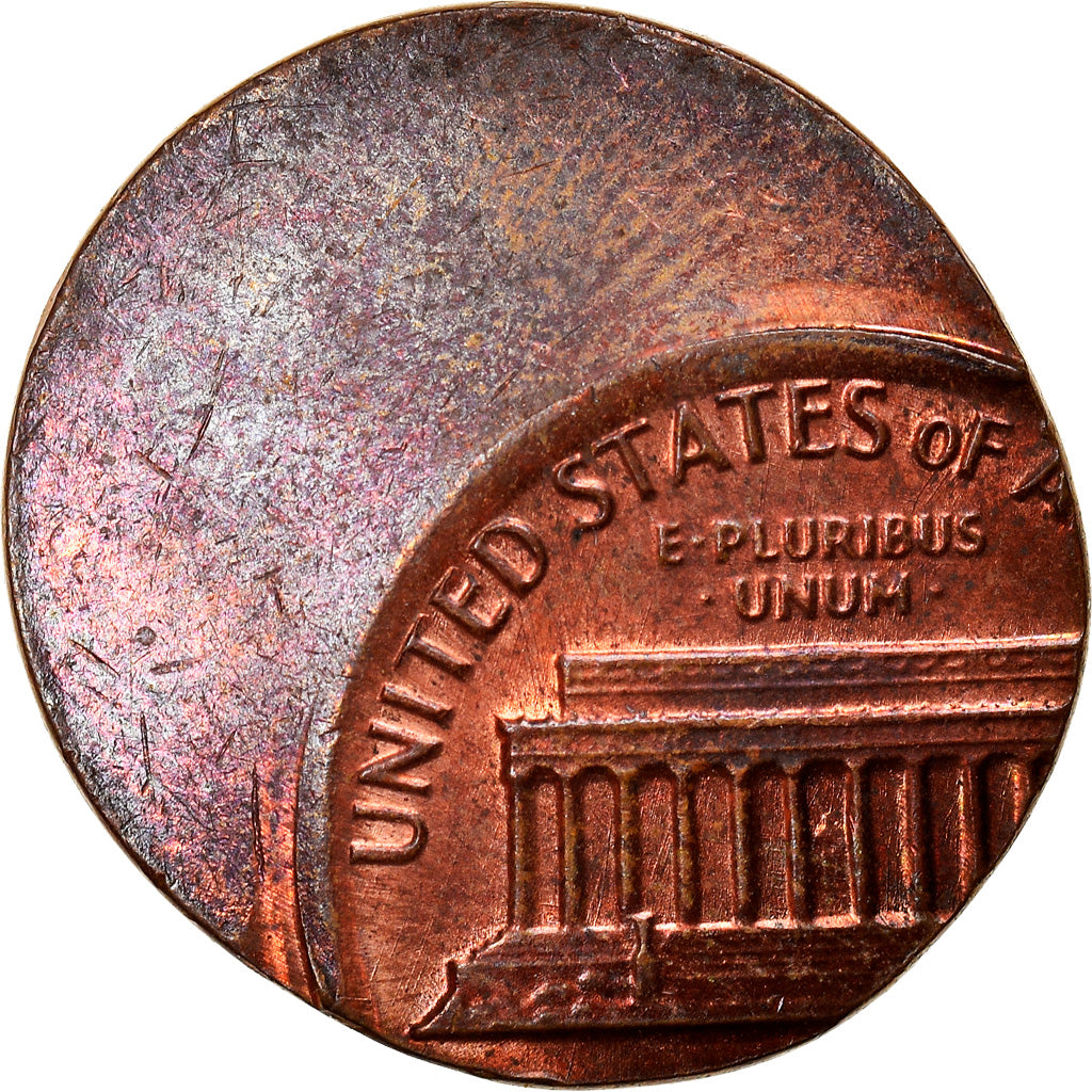 Munten, Verenigde Staten, Cent, Uncertain date, Uncertain Mint, Off centered
