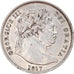 Coin, Great Britain, George III, 1/2 Crown, 1817, AU(50-53), Silver, KM:667