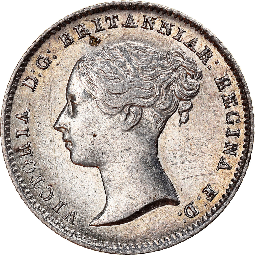 Coin, Great Britain, Victoria, 4 Pence, Groat, 1838, MS(60-62), Silver, KM:731.1