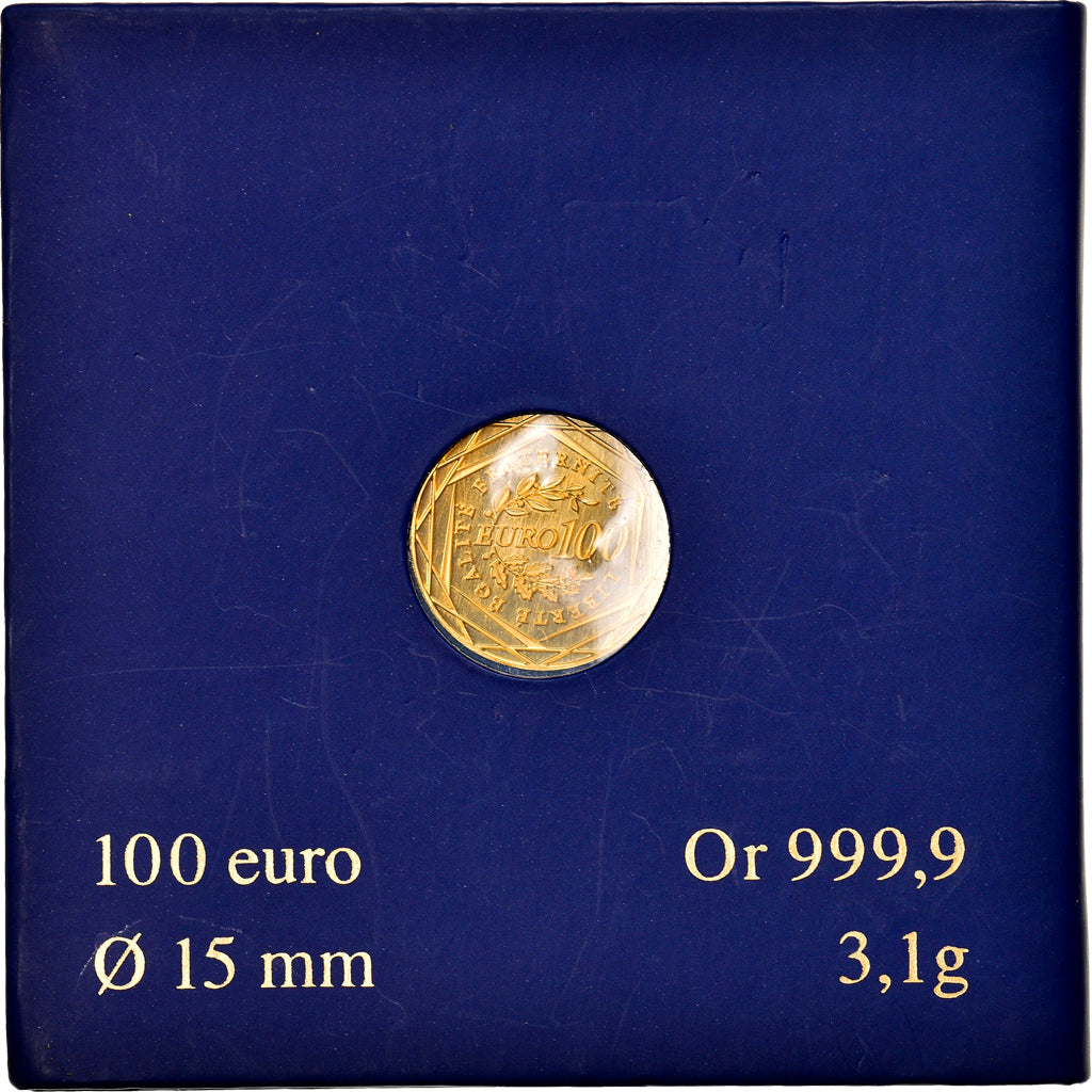 France, 100 Euro, La Semeuse, 2009, Paris, MS(65-70), Gold