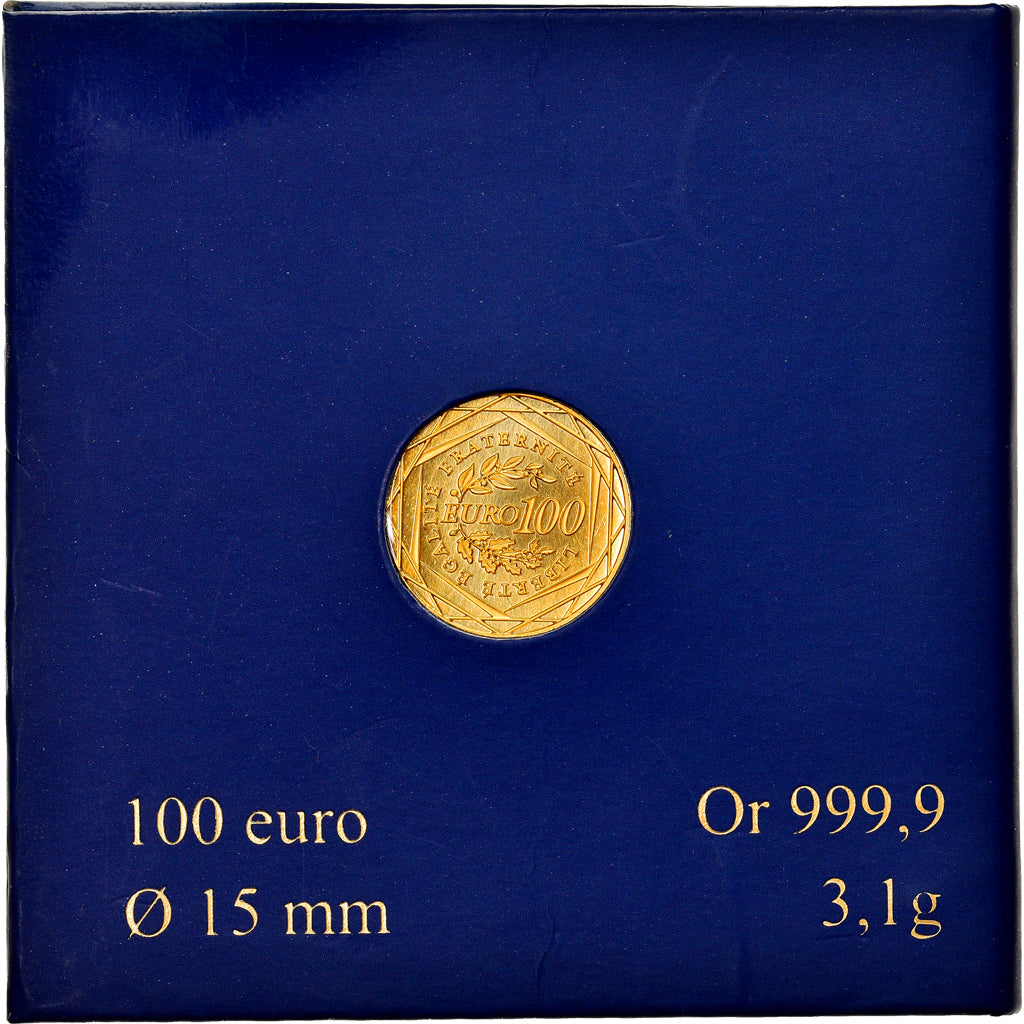France, 100 Euro, 2010, Paris, MS(65-70), Gold, KM:1536