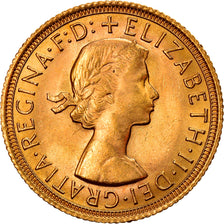 Moneta, Wielka Brytania, Elizabeth II, Sovereign, 1968, MS(63), Złoto, KM:908