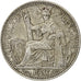 FRENCH INDO-CHINA, 10 Cents, 1937, Paris, KM #16.2, EF(40-45), Silver, Lecompte.