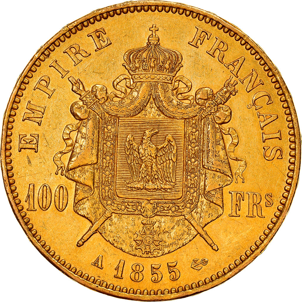 Münze, Frankreich, Napoleon III, Napoléon III, 100 Francs, 1855, Paris, SS