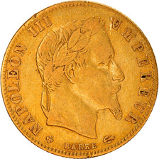 Münze, Frankreich, Napoleon III, Napoléon III, 5 Francs, 1862, Strasbourg, S+