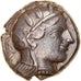 Moeda, Ática, Athens, Tetradrachm, c. 450-440 BC, Athens, AU(50-53), Prata