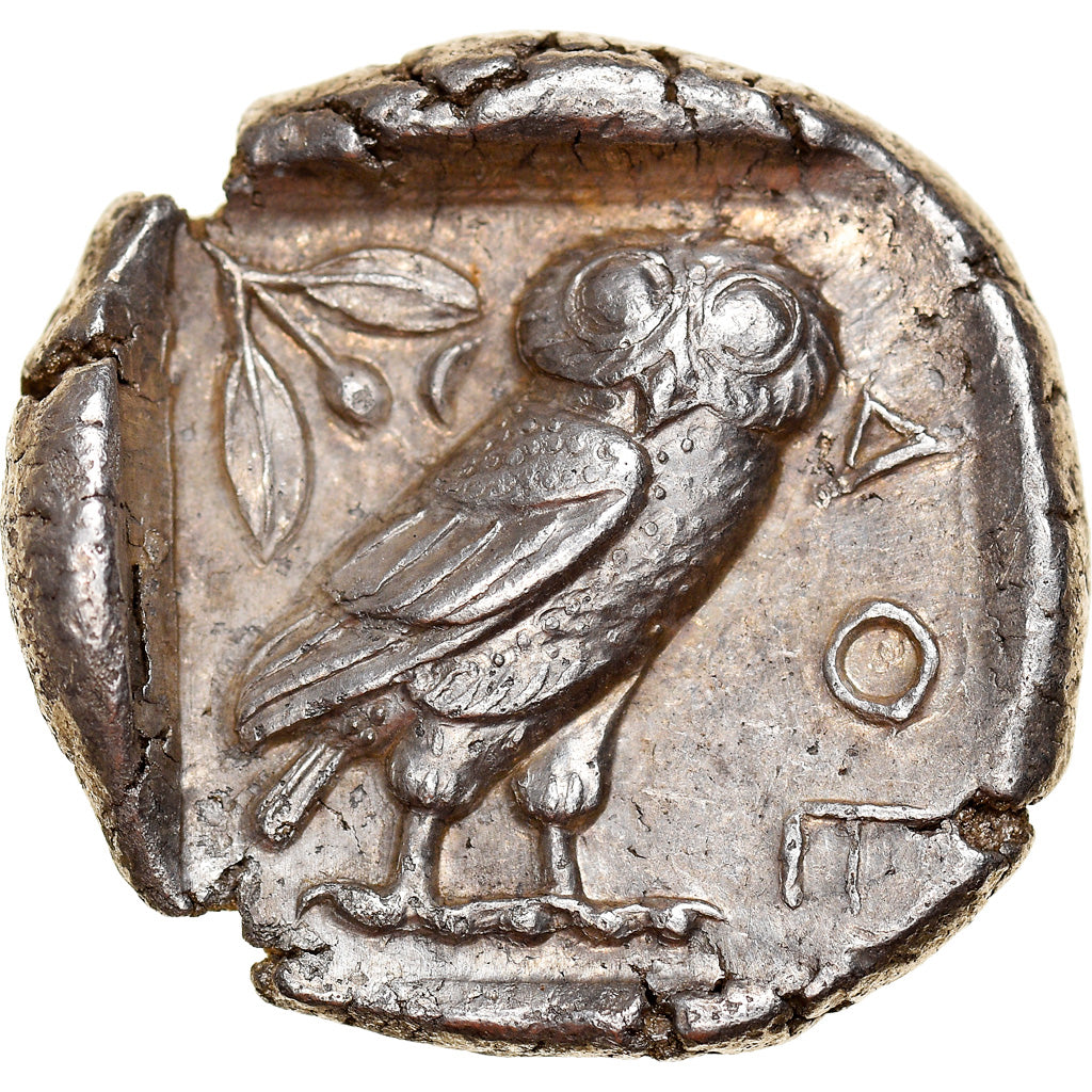 Moneda, Attica, Athens, Tetradrachm, c. 450-440 BC, Athens, MBC+, Plata