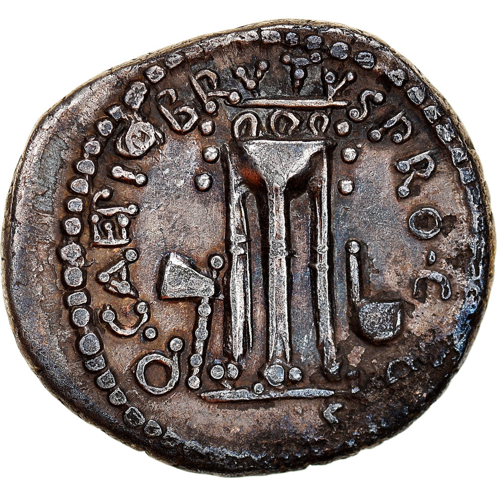 Monnaie, Brutus, Denier, 42 BC, Asie Mineure, TTB+, Argent, Crawford:502/2