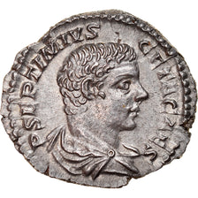Moneta, Geta, Denarius, 207, Roma, MS(60-62), Srebro, RIC:34b