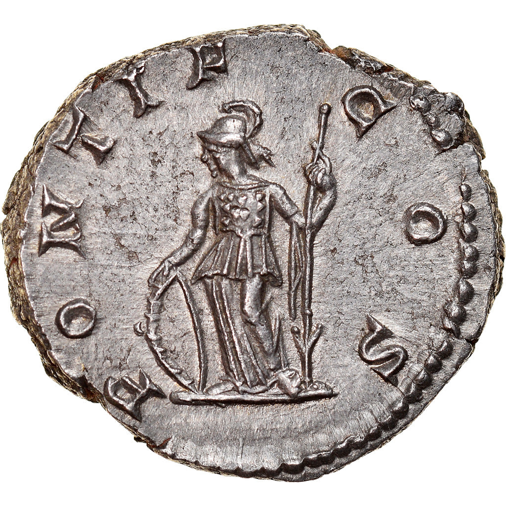 Münze, Geta, Denarius, 207, Roma, VZ+, Silber, RIC:34b