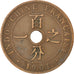 FRENCH INDO-CHINA, Cent, 1901, Paris, KM #8, EF(40-45), Bronze, 27.5, Lecompte..