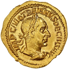 Traianus Decius, Aureus, 249-251, Rome, Goud, PR+, RIC:28a