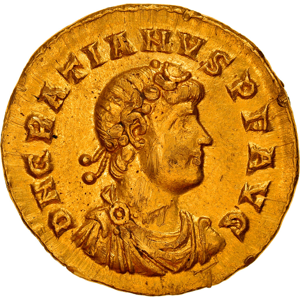 Moneda, Gratian, Solidus, 367-375, Trier, EBC, Oro, RIC:17g