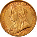 Monnaie, Australie, Victoria, Sovereign, 1893, Melbourne, TTB+, Or, KM:13