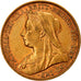 Moneda, Australia, Victoria, Sovereign, 1897, Melbourne, BC+, Oro, KM:13