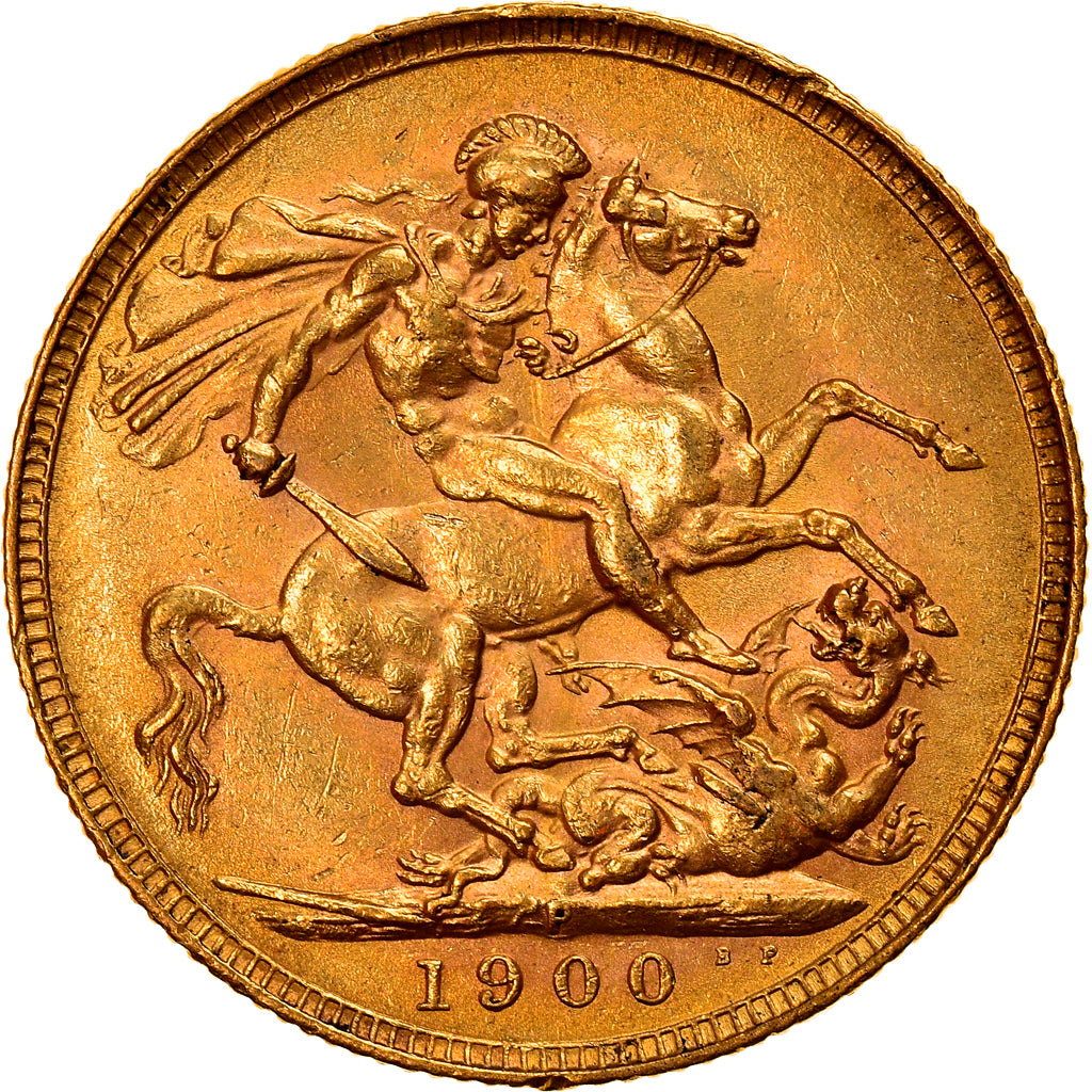 Monnaie, Australie, Victoria, Sovereign, 1900, Perth, TTB+, Or, KM:13