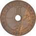 Indochine, 1 Cent 1921 A, KM 12.1