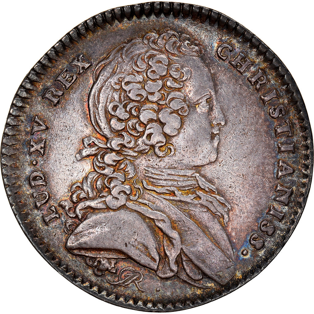 France, Jeton, Louis XV, Ordinaire des Guerres, 1727, TTB, Argent, Feuardent:539