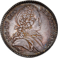 France, Jeton, Louis XV, Ordinaire des Guerres, 1727, TTB, Argent, Feuardent:539