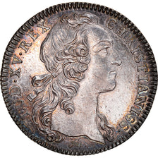 Frankreich, Jeton, Louis XV, Ordinaire des Guerres, 1743, SS+, Silber