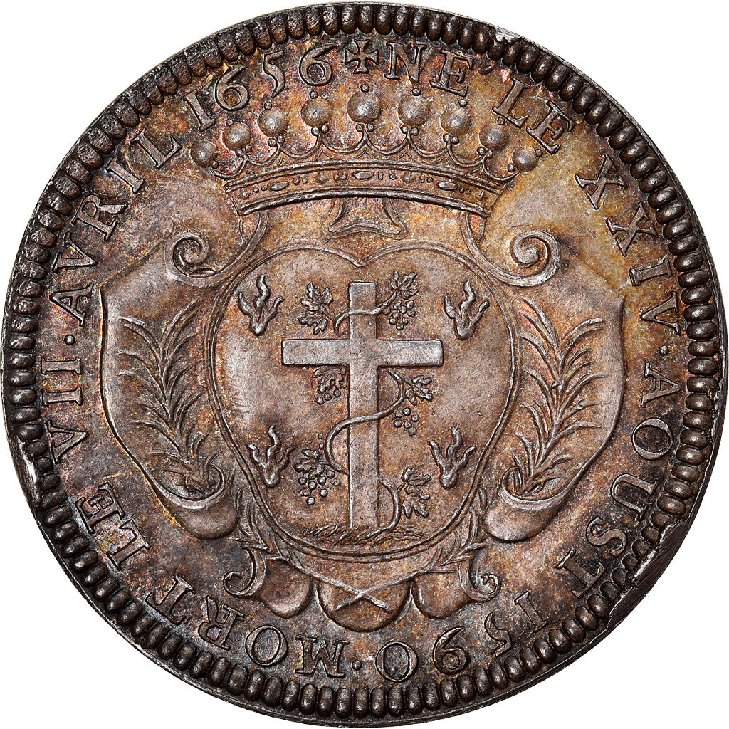 Francia, Token, Jérôme Bignon (1590-1656), Rare, SPL-, Argento, Feuardent:5655